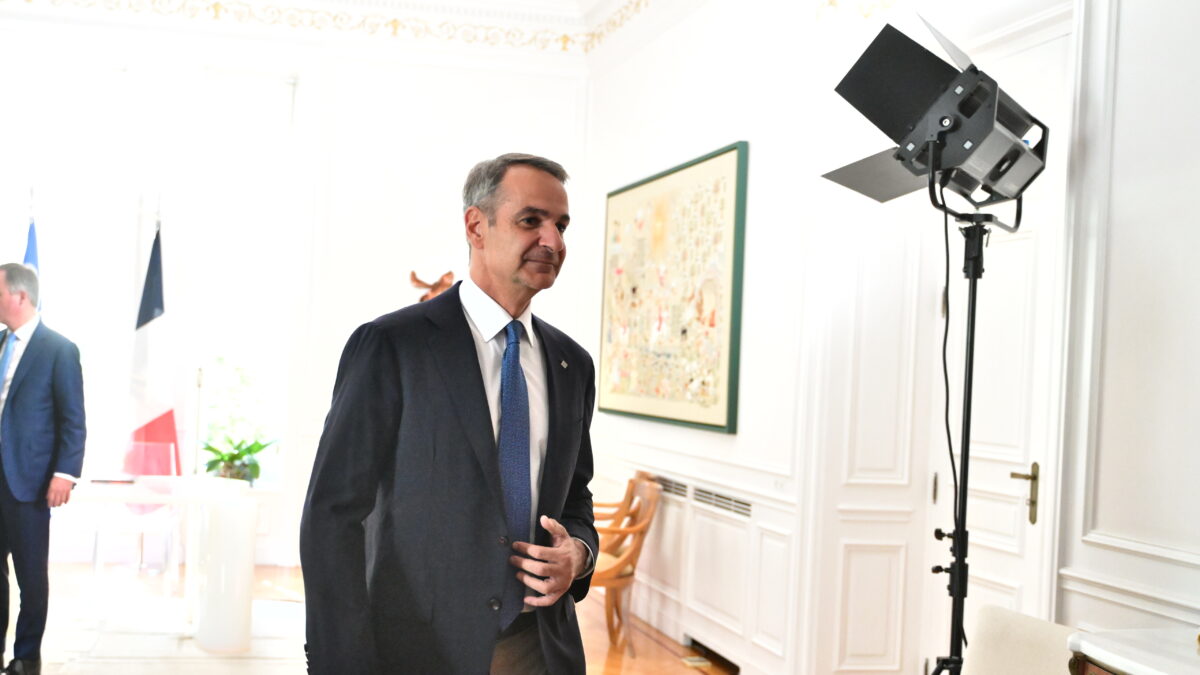 O Κυριάκος Μητσοτάκης