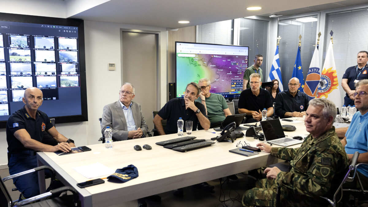 Μητσοτάκης, Συντονιστικό Πολιτικής Προστασίας
