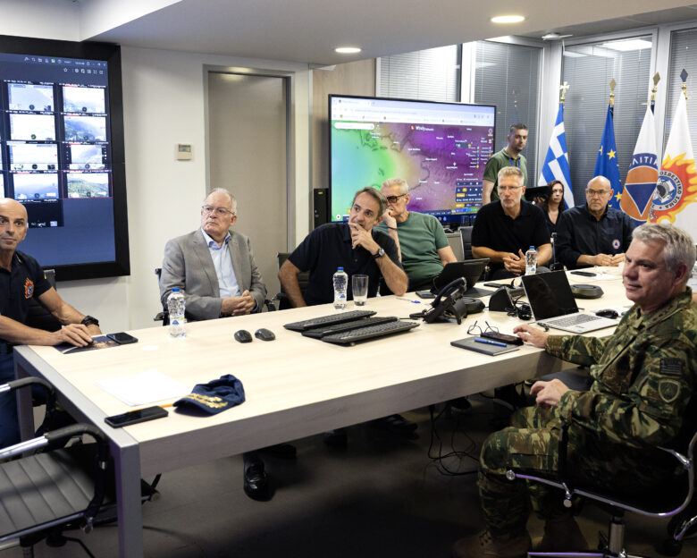 Μητσοτάκης, Συντονιστικό Πολιτικής Προστασίας
