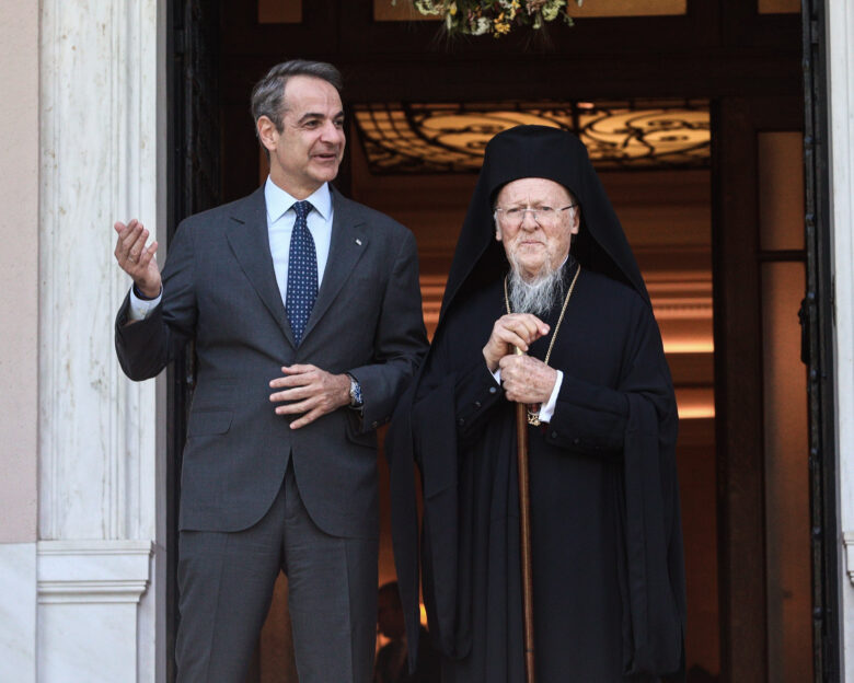 Κυριάκος Μητσοτάκης και Οικουμενικός Πατριάρχης Βαρθολομαίος