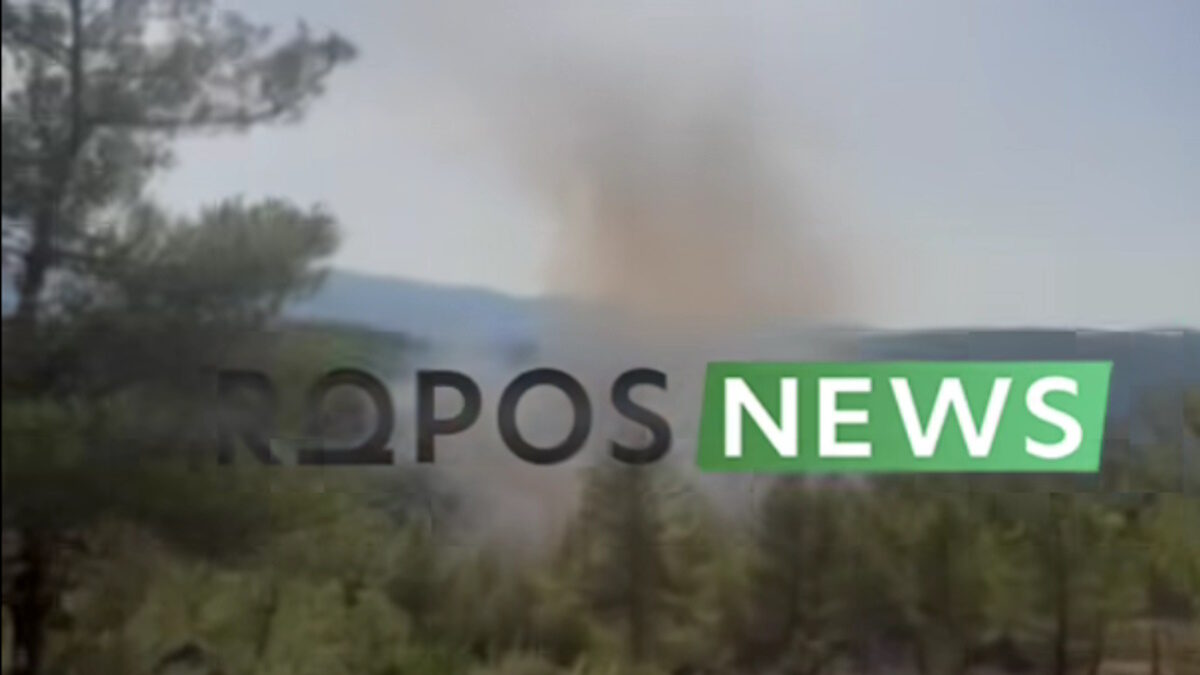 Φωτιά στον Ωρωπό στην περιοχή Μαρκόπουλο: Μηνύματα του 112 – Ρίψεις νερού από 4 εναέρια μέσα