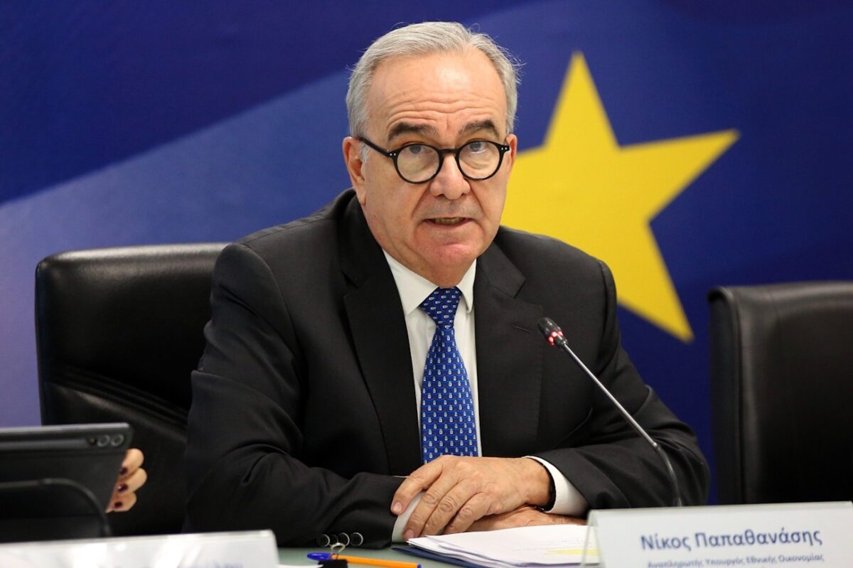 Ο αναπληρωτής υπουργός Οικονομικών Νίκος Παπαθανάσης