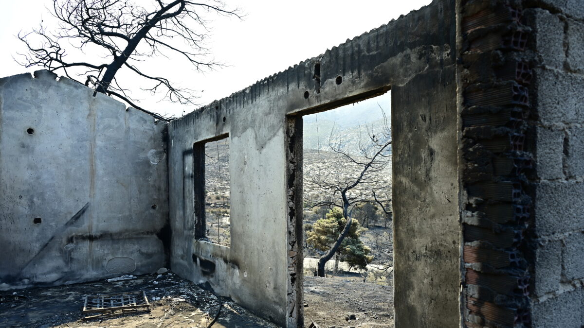 Εικόνες καταστροφής απο τα καμένα στο Πόρτο Γερμενό. Δευτέρα 3 Αυγούστου 2026 (ΜΙΧΑΛΗΣ ΚΑΡΑΓΙΑΝΝΗΣ / EUROKINISSI)