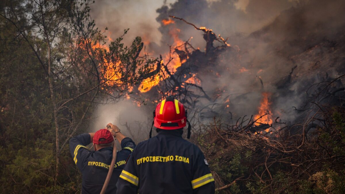 Πυρκαγιά στη περιοχή Σιβήρη στη Χαλκιδική. Πέμπτη 13 Αυγούστου 2026 (ΒΑΣΙΛΗΣ ΒΕΡΒΕΡΙΔΗΣ / ΜΟΤΙΟΝΤΕΑΜ)
