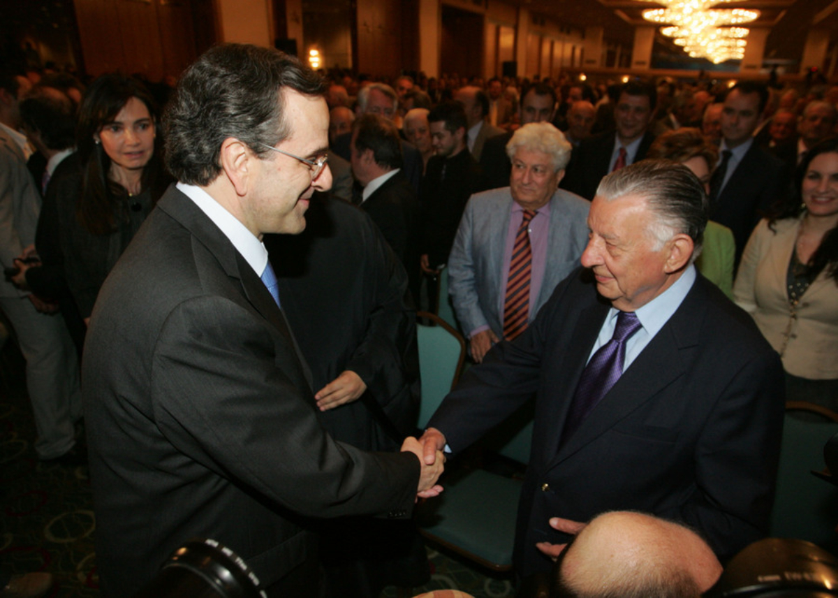 Αντώνης Σαμαράς για τον θάνατο του Γιάννη Βαρβιτσιώτη: Υπήρξε ένας ευπατρίδης πολιτικός, μετριοπαθής, με ήθος, με αρχές και αξίες