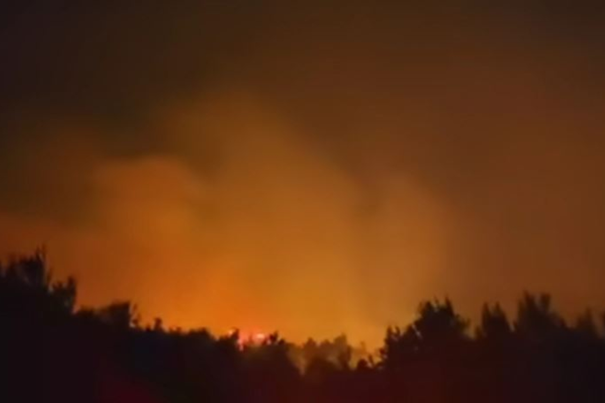 Φωτιά στη Σκύρο: Ολονύχτια μάχη με τις φλόγες και τους ισχυρούς ανέμους - Ενισχύθηκαν οι δυνάμεις