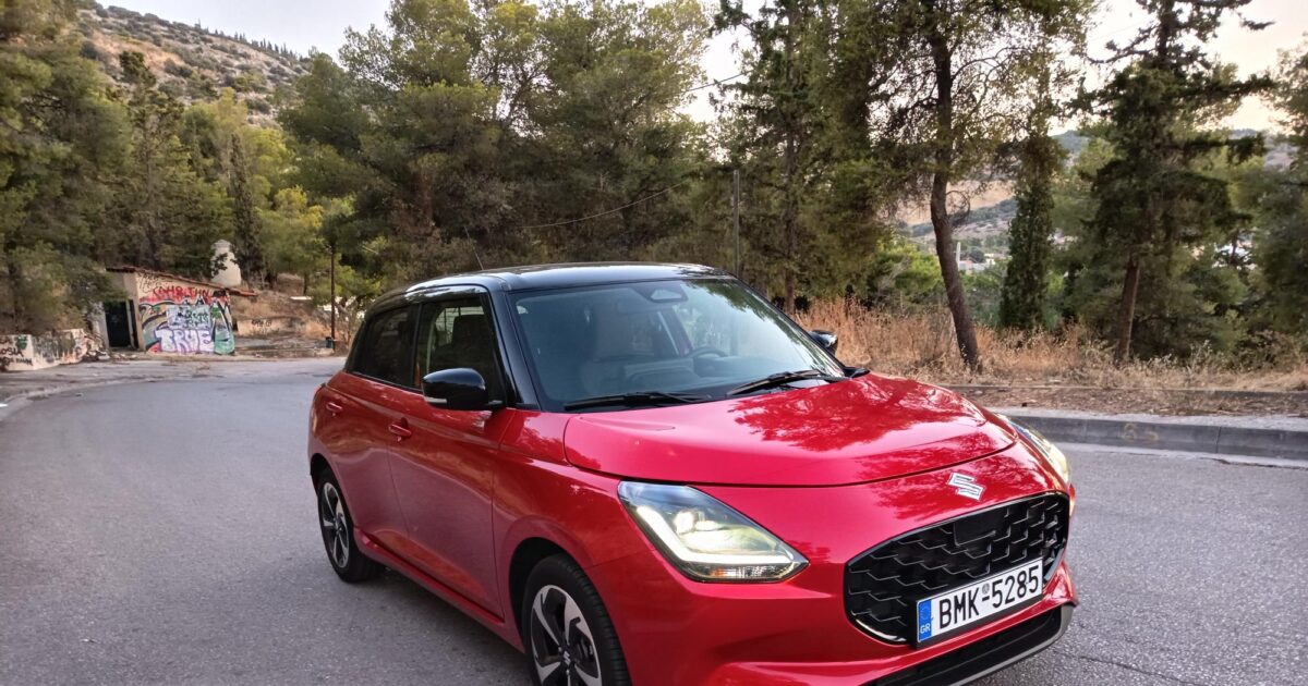 Suzuki Swift GLX 81 PS CVT – Δοκιμή: Made in Japan, με έμφαση στη χαμηλή κατανάλωση