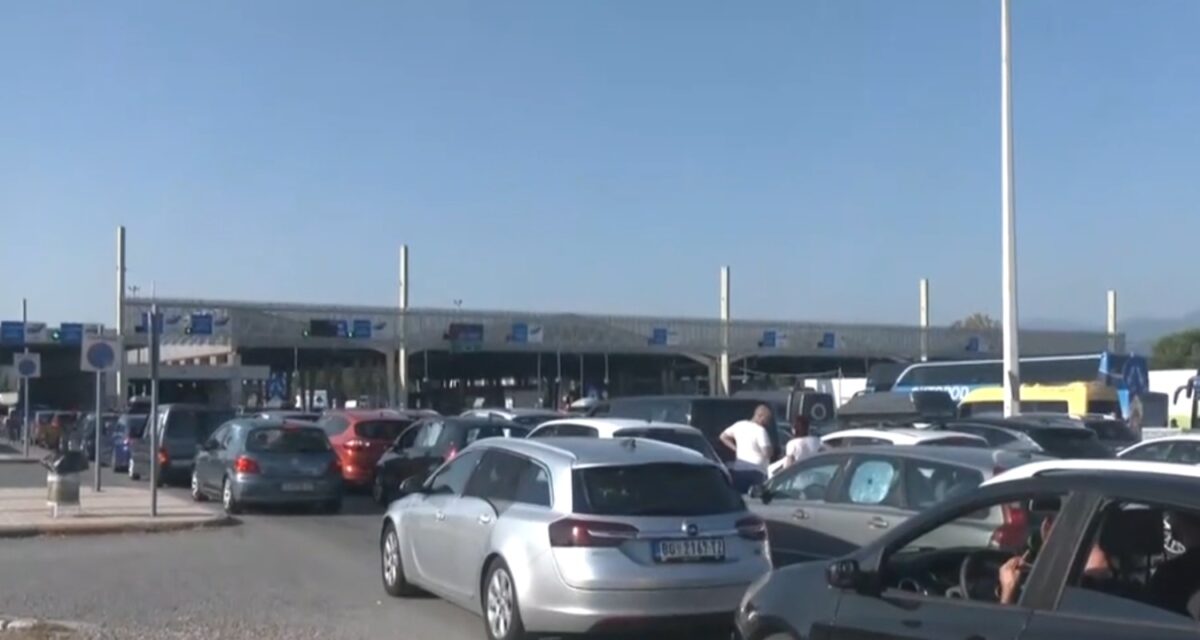 Κιλκίς: Μποτιλιάρισμα στο Τελωνείο Ευζώνων, στο ρεύμα εξόδου από την Ελλάδα