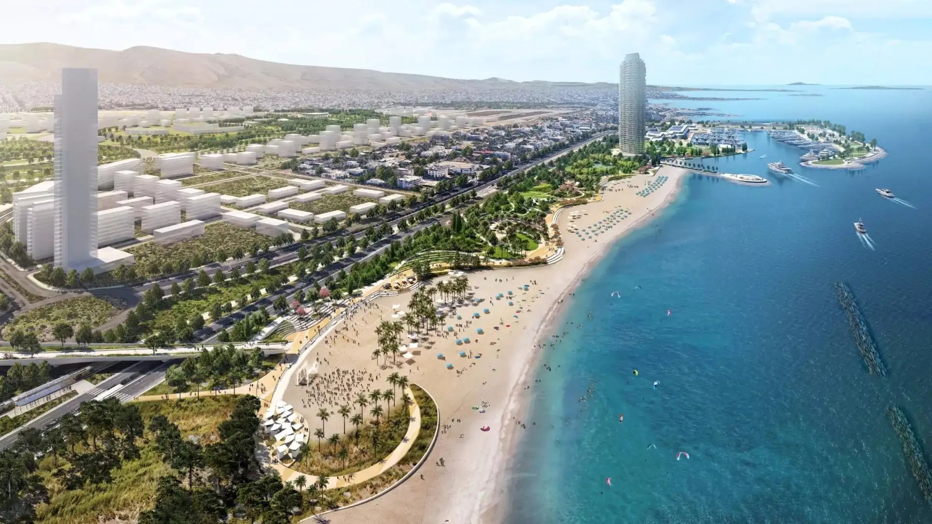 The Ellinikon Park: Το «πράσινο στοίχημα» του Ελληνικού με 3 εκατ. θάμνους και έως 4°C χαμηλότερη θερμοκρασία