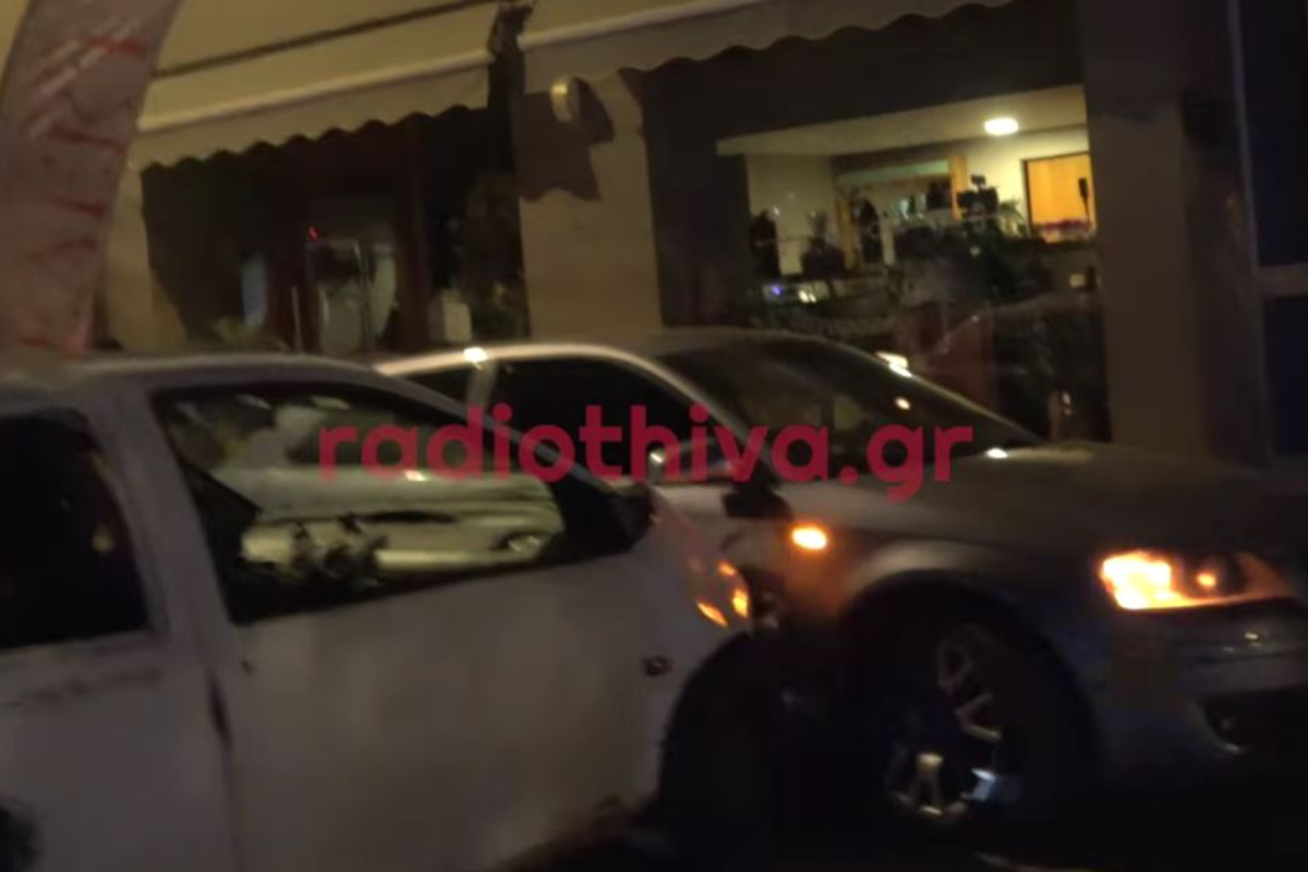 Θήβα: Καβγάς ξέφυγε από κάθε έλεγχο - Ανδρας εμβόλιζε επανειλημμένα παρκαρισμένο αυτοκίνητο