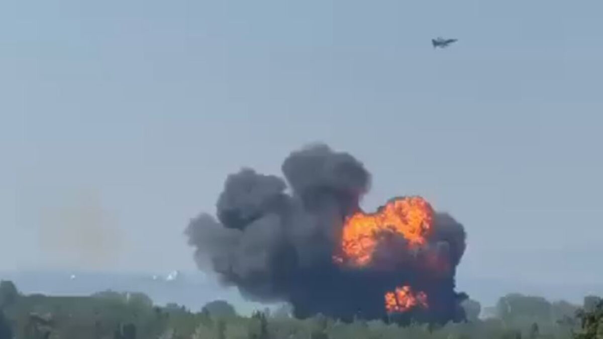 Το F16 που συνετρίβη