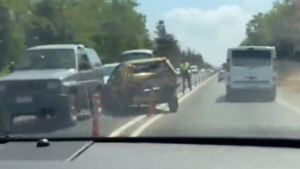 Καραμπόλα στον ΒΟΑΚ γιατί οι οδηγοί χάζευαν άλλο τροχαίο