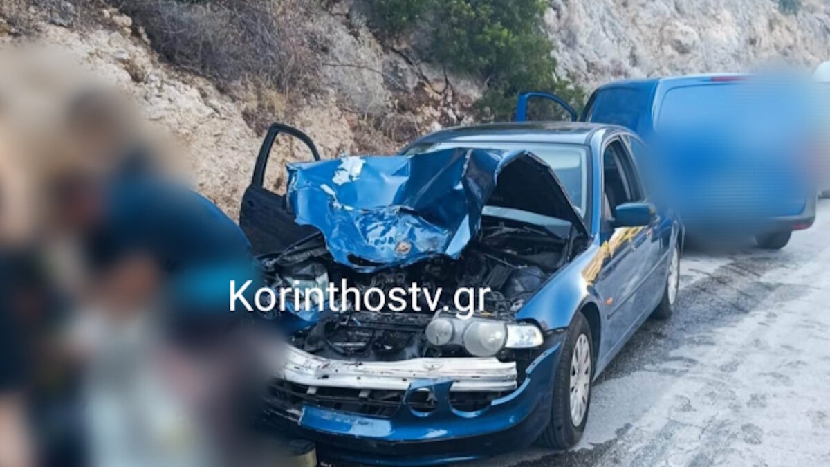 Τροχαίο στην Κόρινθο με δύο τραυματίες, ο ένας βαριά