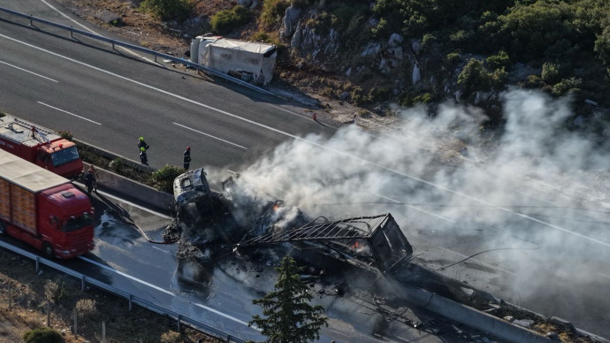 Τροχαίο στη Φθιώτιδα: Κανονικά η κυκλοφορία στην ΕΟ Αθηνών - Λαμίας στο ρεύμα προς Θεσσαλονίκη, μετ' εμποδίων στο ρεύμα προς Αθήνα