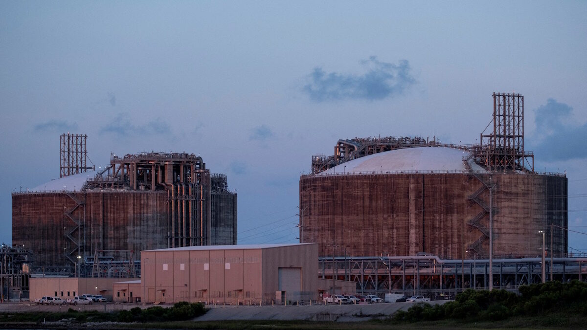 FILE PHOTO: A view of the Freeport LNG facility in Quintana, Texas, U.S., June 23, 2025.