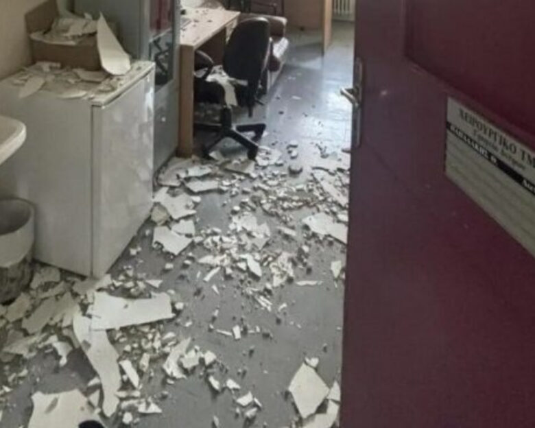 Βενιζέλειο Νοσοκομείο, πτώση οροφής