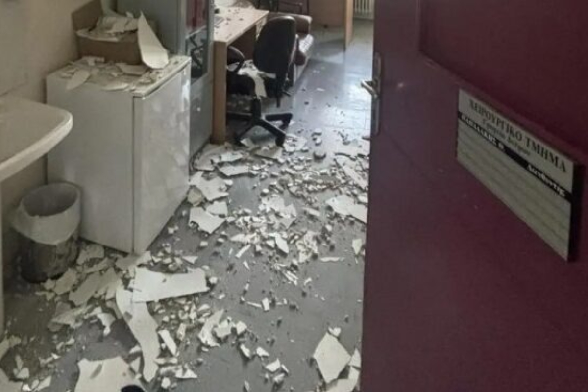 Βενιζέλειο Νοσοκομείο, πτώση οροφής