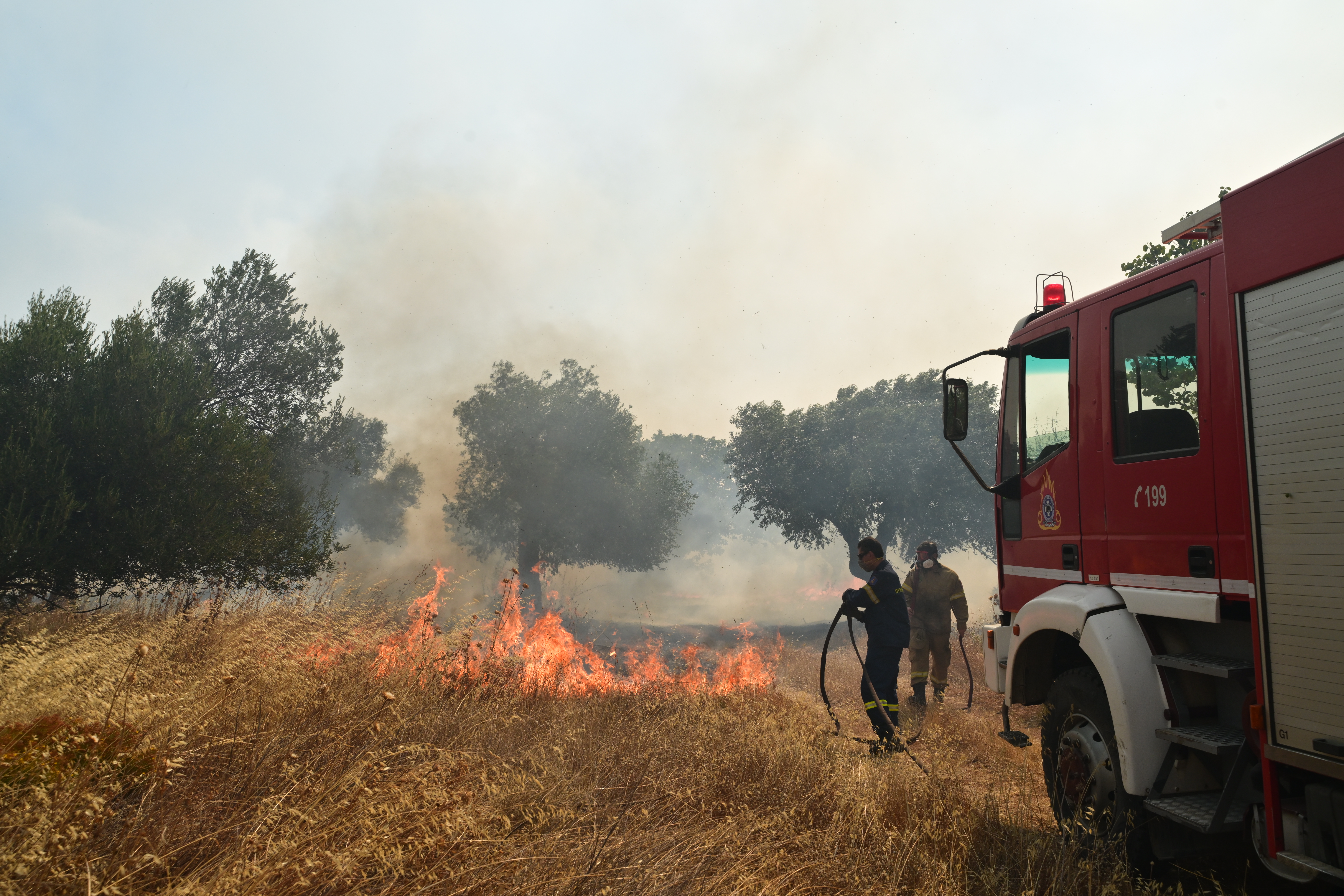 Φωτιά στην Σαμοθράκη στην περιοχή Ξηροπόταμος – Ήχησε το 112 για ετοιμότητα