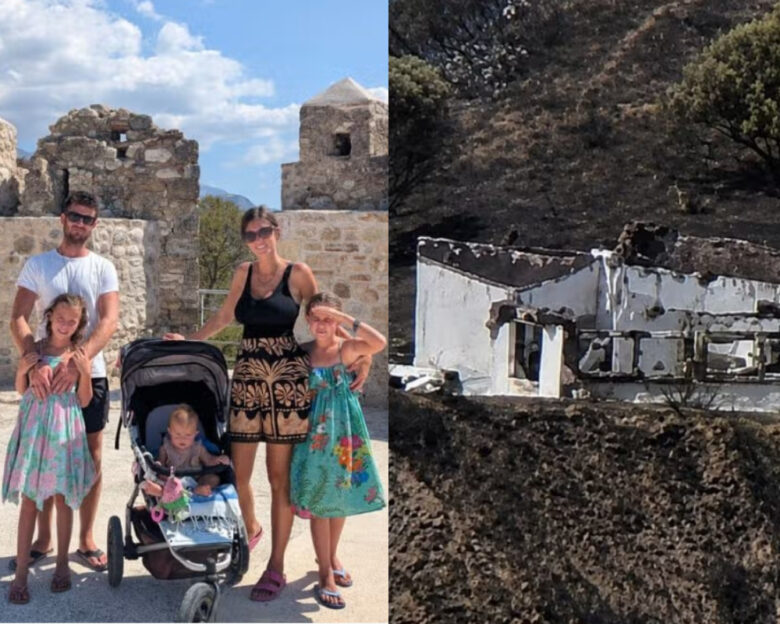 Βρετανοί, φωτιά Πελοπόννησος