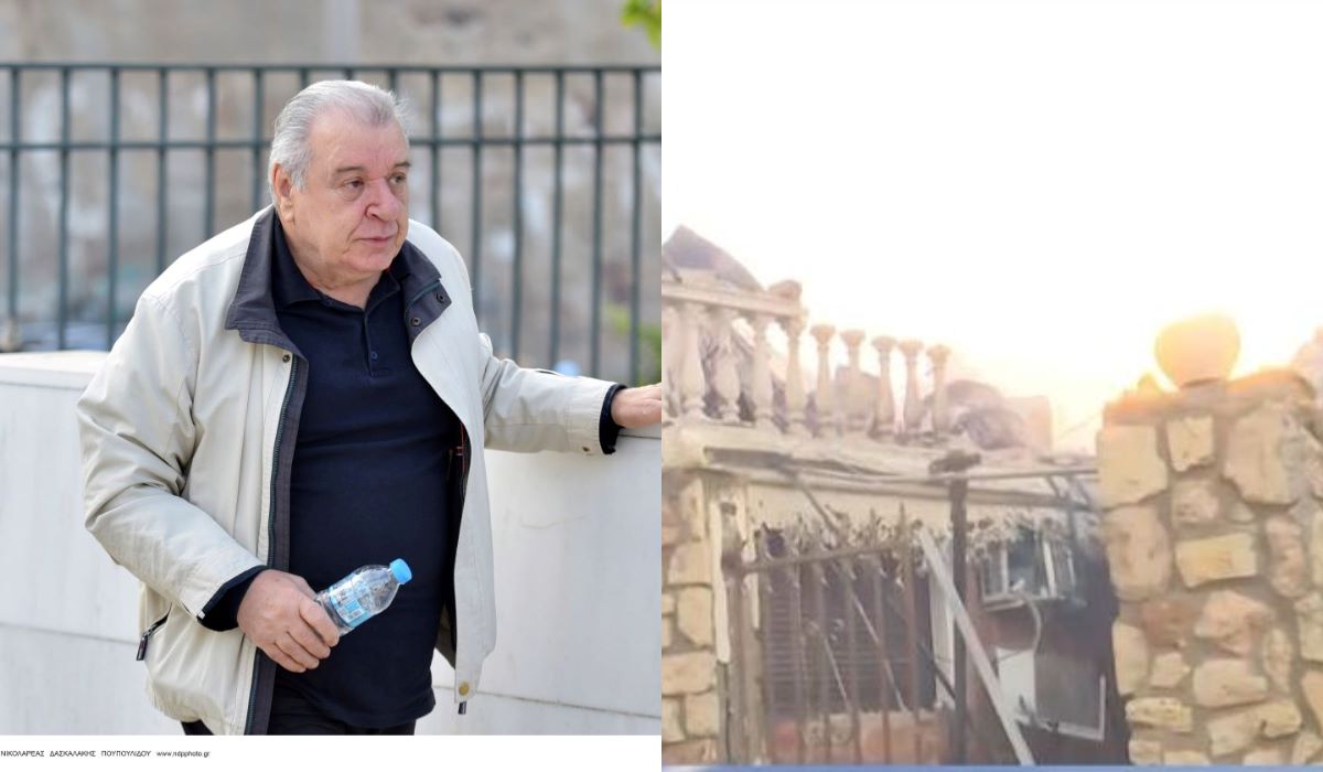 Κάηκε το σπίτι του Τάσου Χαλκιά στο Πόρτο Γερμενό