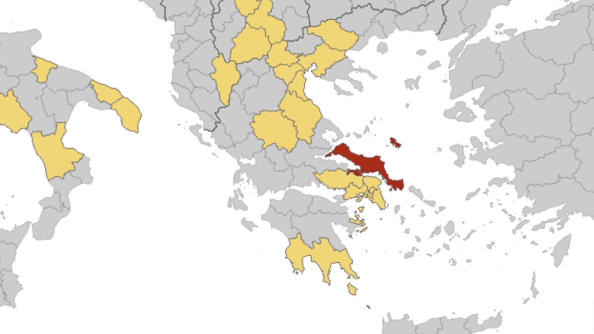 Ιός του Δυτικού Νείλου: Σε Ελλάδα και Ιταλία τα περισσότερα κρούσματα – Οι «κόκκινες» περιοχές σε διαδραστικό χάρτη
