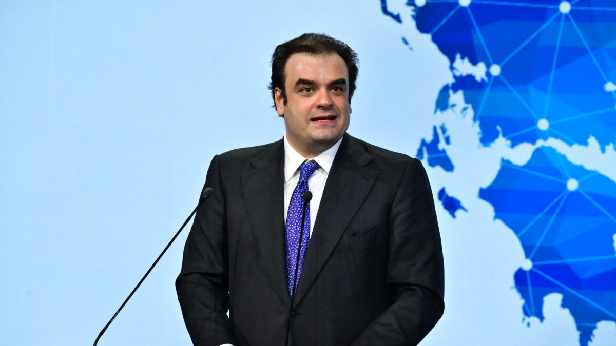Ο Πρωθυπουργός Κυριάκος Μητσοτάκης στην εκδήλωση που διοργανώνει το Υπουργείο Εθνικής Οικονομίας και Οικονομικών για την παρουσίαση του Εθνικού Προγράμματος Ανάπτυξης 2026-2030 στο Ωδείο Αθηνών. Τρίτη 21 Ιουλίου 2026