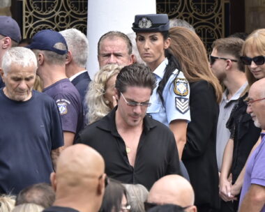 Κηδεία Γιώργου Μαζωνάκη