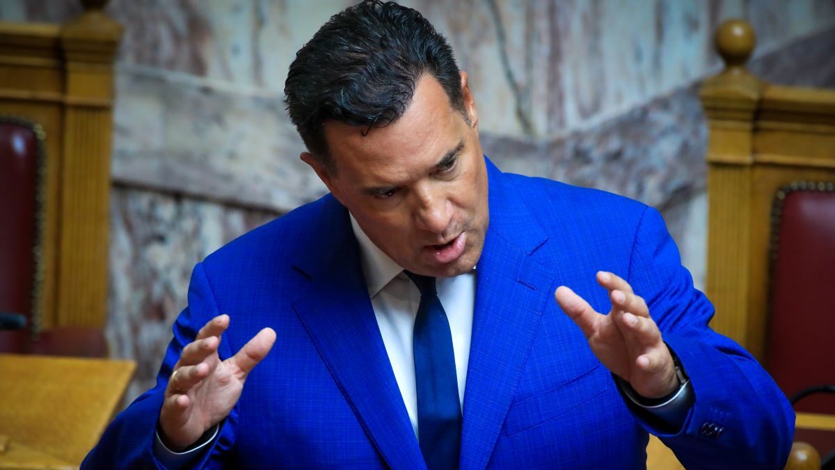 Ο Άδωνις Γεωργιάδης στη Βουλή
