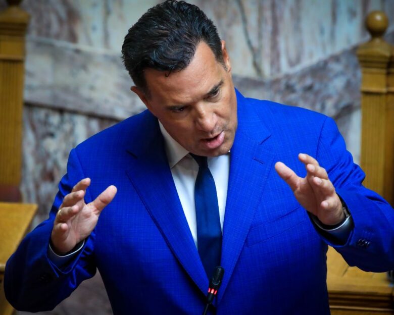Ο Άδωνις Γεωργιάδης στη Βουλή