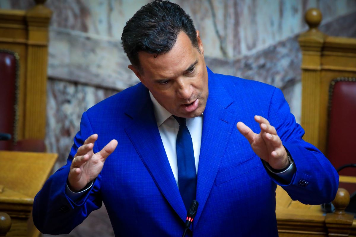 Ο Άδωνις Γεωργιάδης στη Βουλή