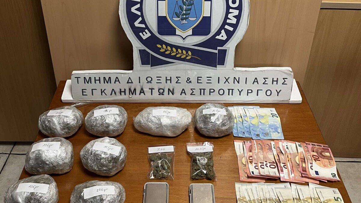 2 συλλήψεις για διακίνηση ναρκωτικών στην Αγία Βαρβάρα