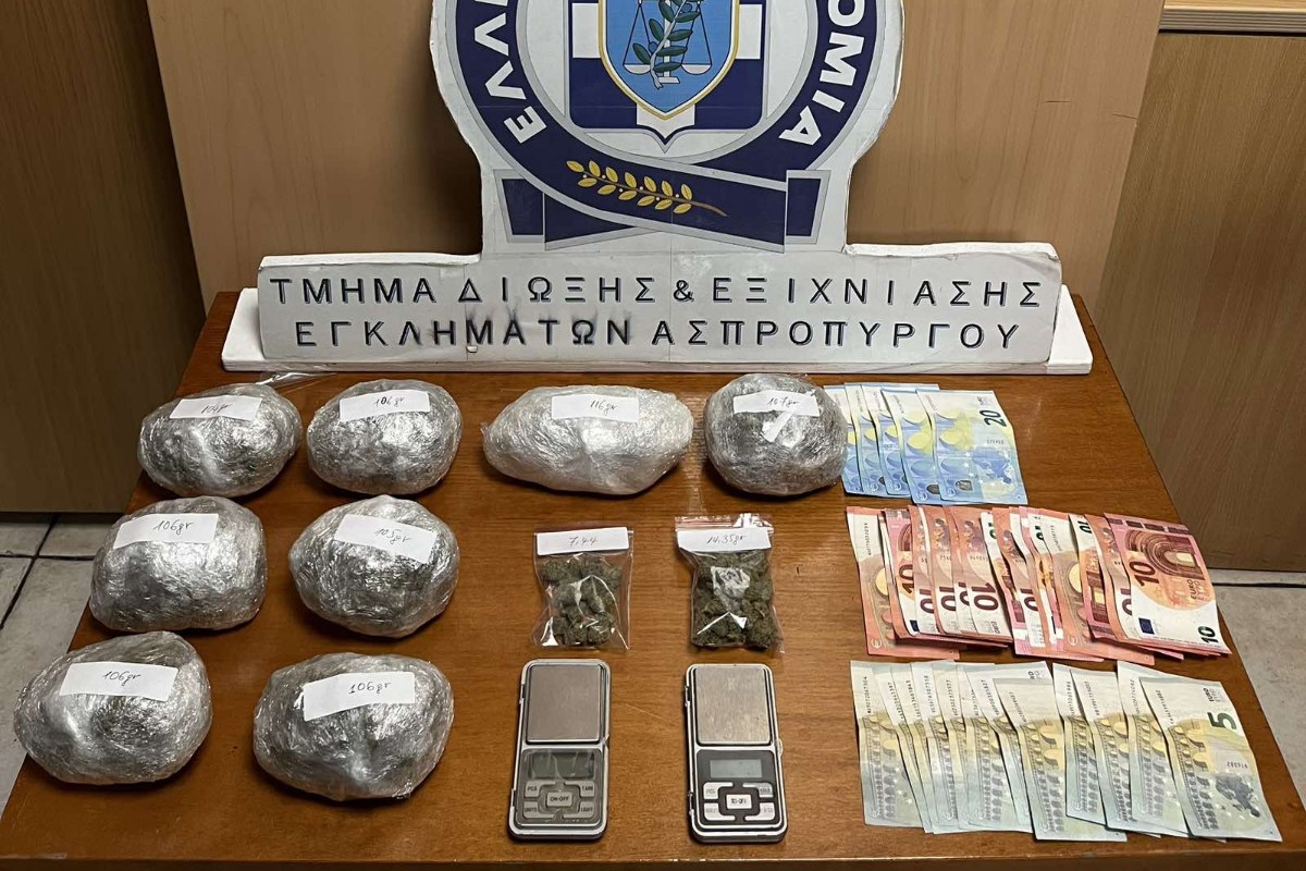 2 συλλήψεις για διακίνηση ναρκωτικών στην Αγία Βαρβάρα