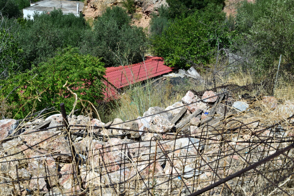Το σημείο που βρέθηκαν τα οστά στην Αλεπότρυπα της Κυψέλης