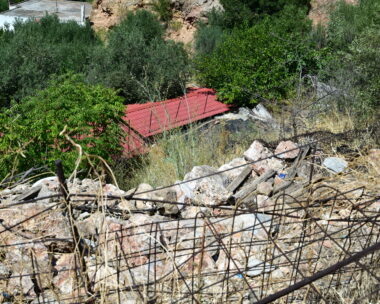 Το σημείο που βρέθηκαν τα οστά στην Αλεπότρυπα της Κυψέλης