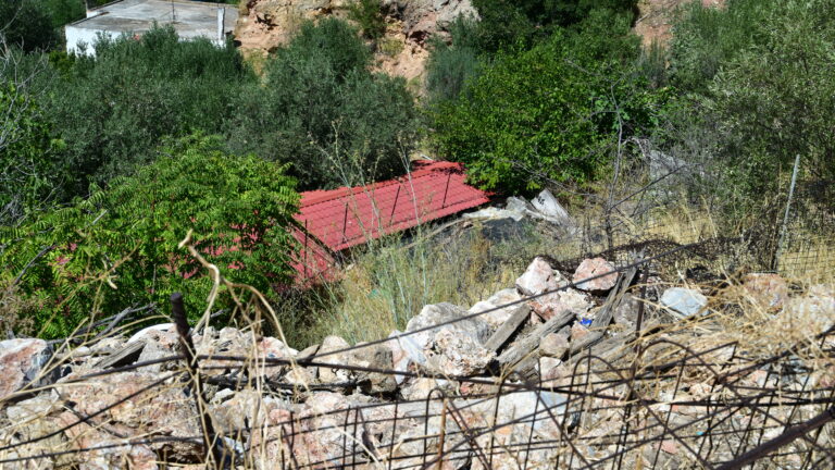 Το σημείο που βρέθηκαν τα οστά στην Αλεπότρυπα της Κυψέλης