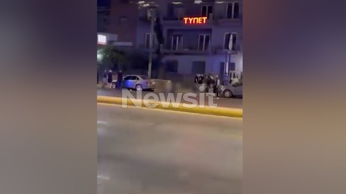 Λίγα λεπτά μετά το τροχαίο στην Αλεξάνδρας