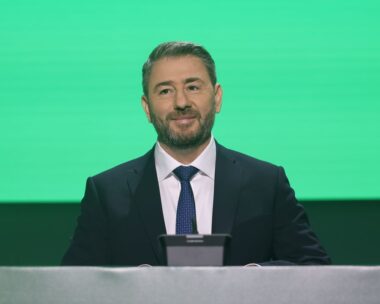 Ο Νίκος Ανδρουλάκης στη συνέντευξη Τύπου στη ΔΕΘ