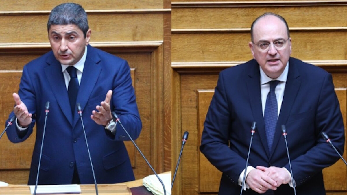 Οι βουλευτές της Νέας Δημοκρατίας, Λευτέρης Αυγενάκης (Α) και Μακάριος Λαζαρίδης (Δ)