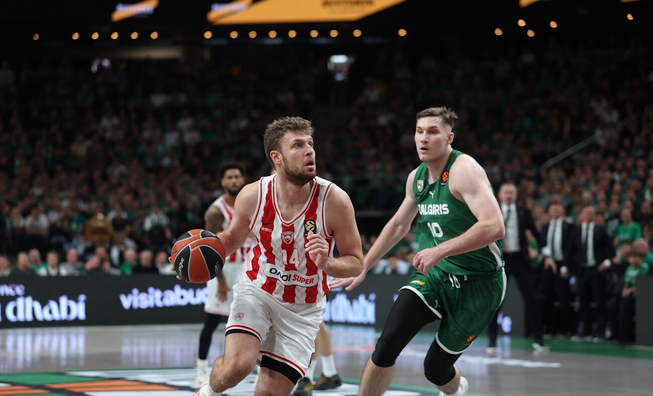 Η βαθμολογία της Euroleague μετά τη νίκη του Ολυμπιακού στην έδρα της Ζαλγκίρις Κάουνας
