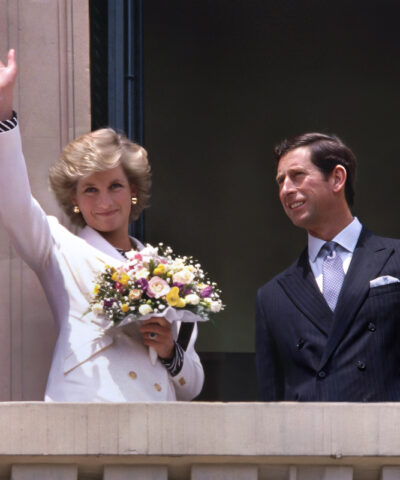 King Charles III: Pictured Archives : Prince Charles and Princess Diana attending the Cannes Film Festival on 15th May, 1987 in Cannes, France.