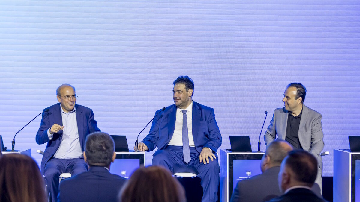 Κ. Χατζηδάκης, Θ. Λιβάνιος, Δ. Παπαστεργίου