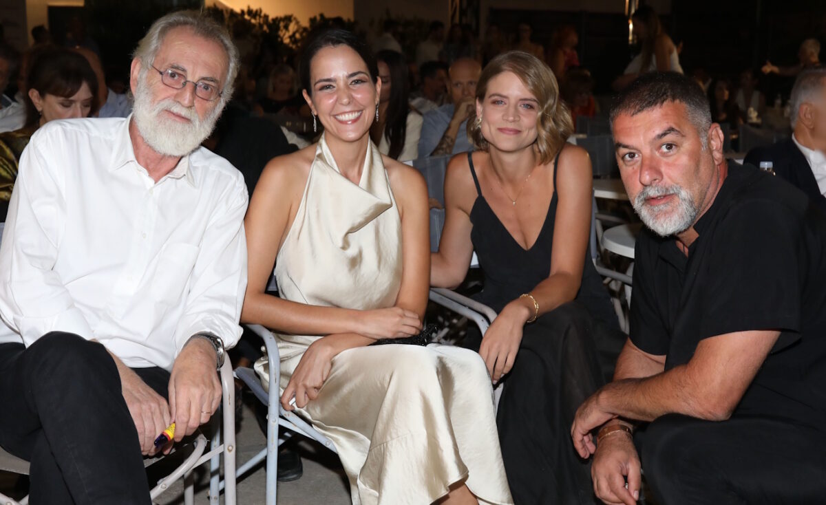 Δύο μαύρα πουκάμισα: Όσα έγιναν στην avant premiere της νέας σειράς του Mega, με Μπισμπίκη, Κιμούλη, Μυριαγκό