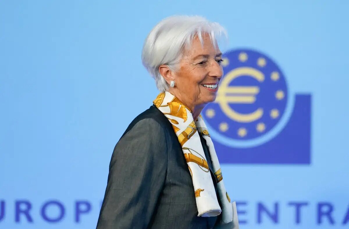 Η πρόεδρος της Ευρωπαϊκής Κεντρικής Τράπεζας Κριστίν Λαγκάρντ