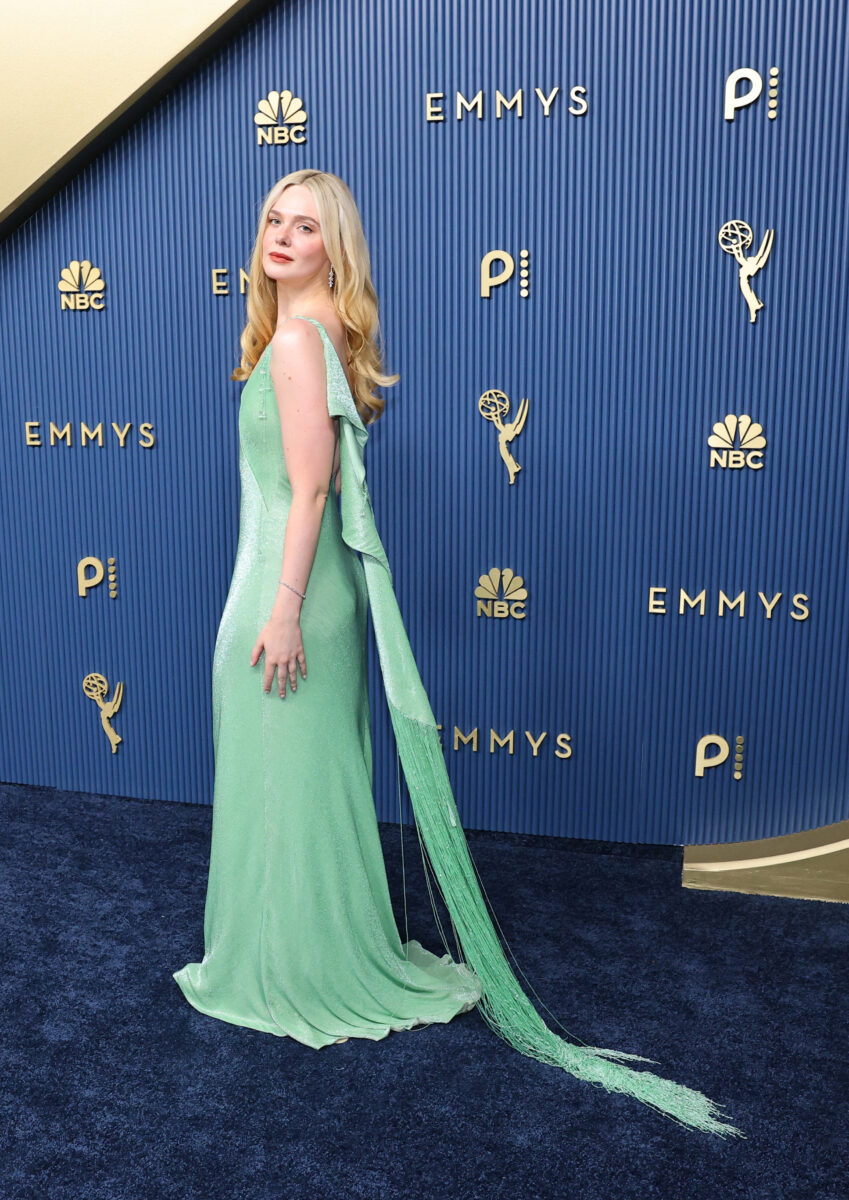 Elle Fanning attends the 78th Primetime Emmy Awards in Los Angeles, California, U.S., September 14, 2026. REUTERS