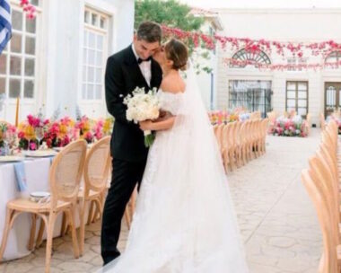 Εικόνα που δημοσιοποίησε η Ζέττα Μακρή στο Instagram από τον γάμο του γιου της