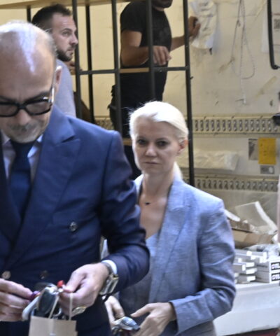Ο Ηλίας Θεοδωρόπουλος και η Ιωάννα Γάκα