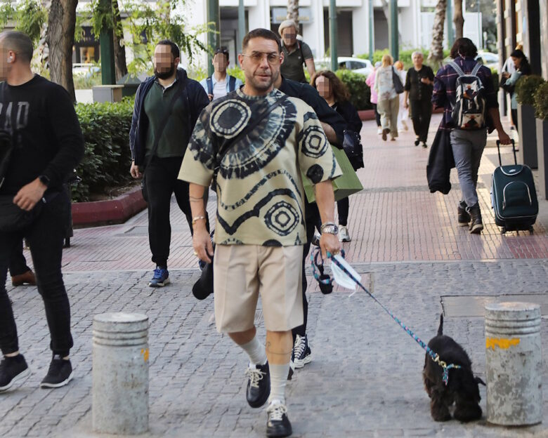 Ο Γιώργος Μαζωνάκης με την Αρίθα / NDPPHOTO / ΑΝΔΡΕΑΣ ΝΙΚΟΛΑΡΕΑ