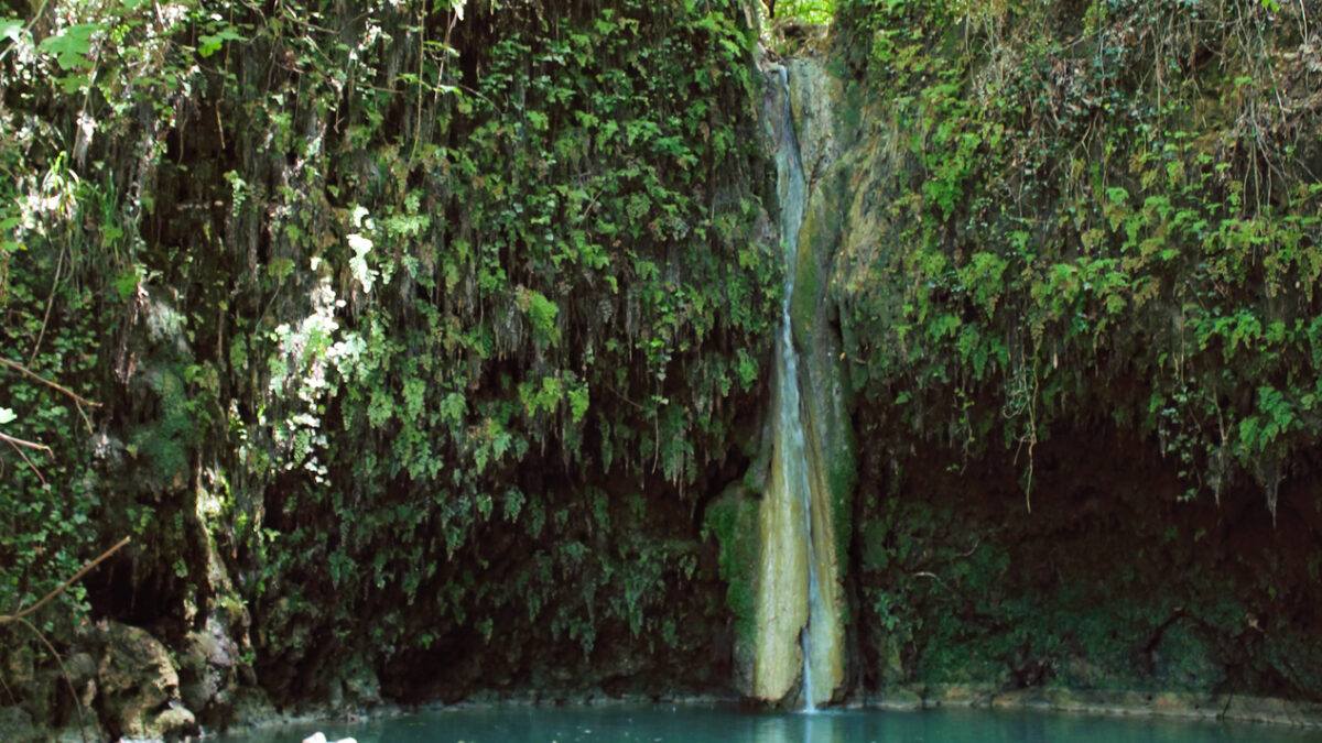 Gerakiou small waterfall in North Evia