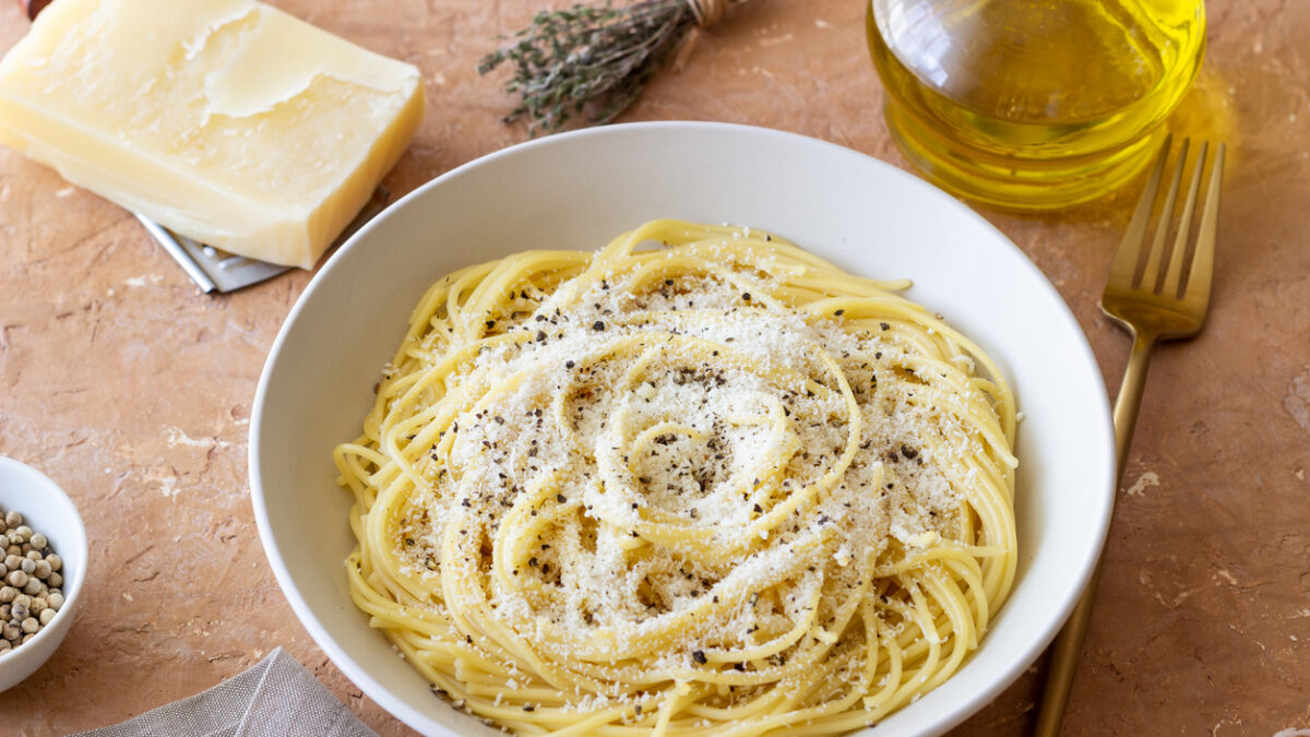 Cacio e pepe με λεμόνι