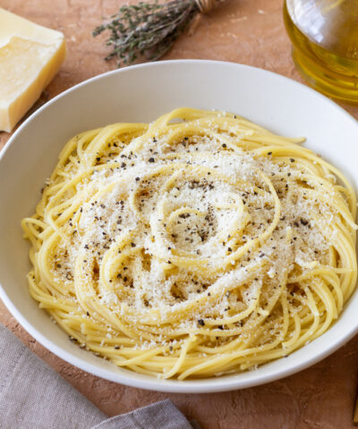 Cacio e pepe με λεμόνι